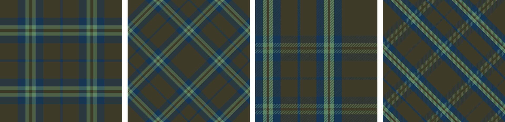 Plaid pattern design vector