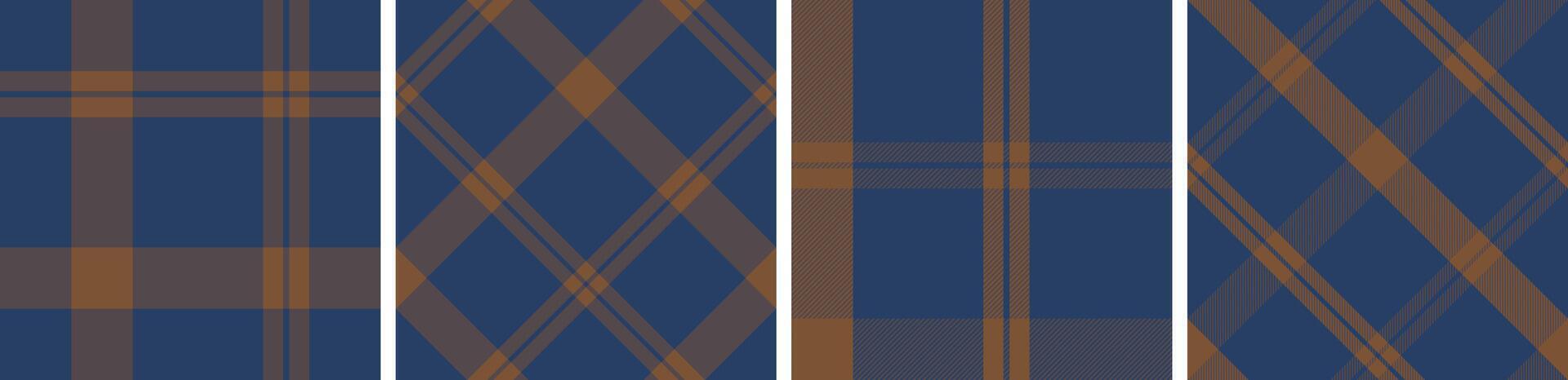 Plaid pattern seamless tartan check plaid for skirt vector