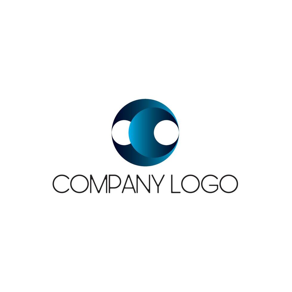 Elegant company concept logo gradient vector