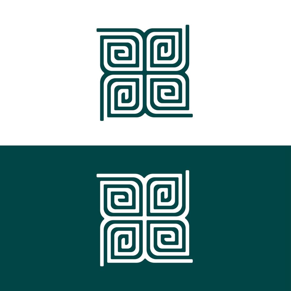 Abstract company emblem vector
