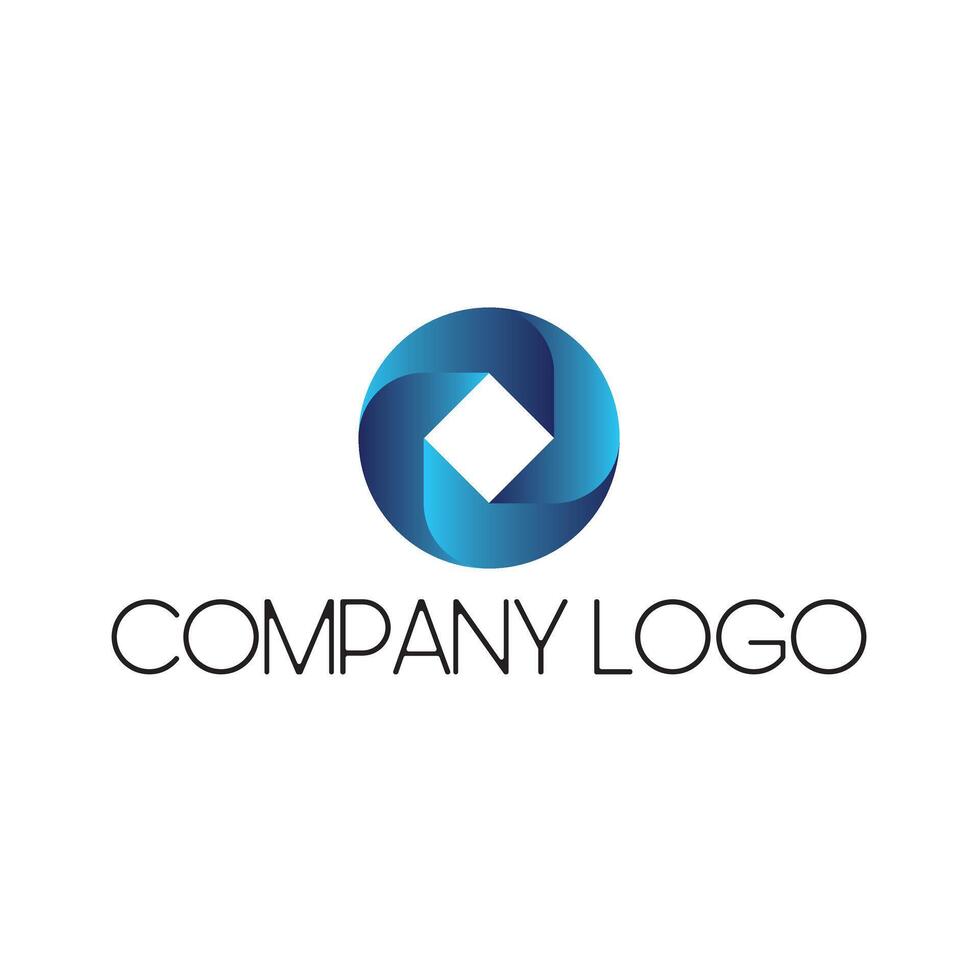 Abstract concept logo gradient vector