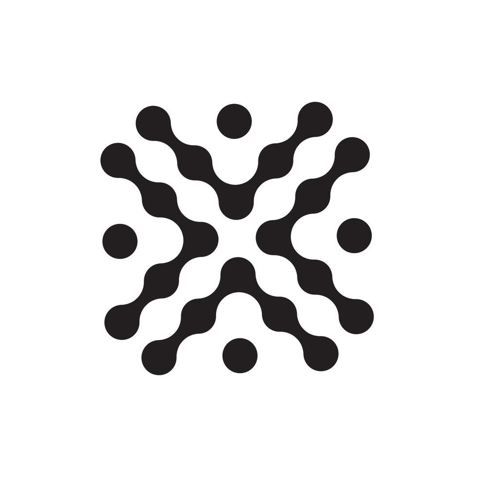abstract technology logo icon vector