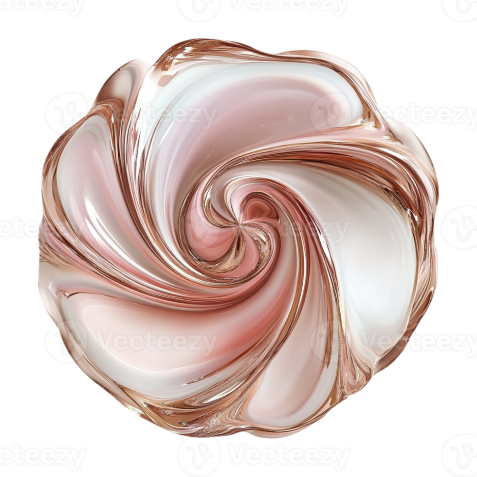 a swirl of pink and white liquid on a transparent background png