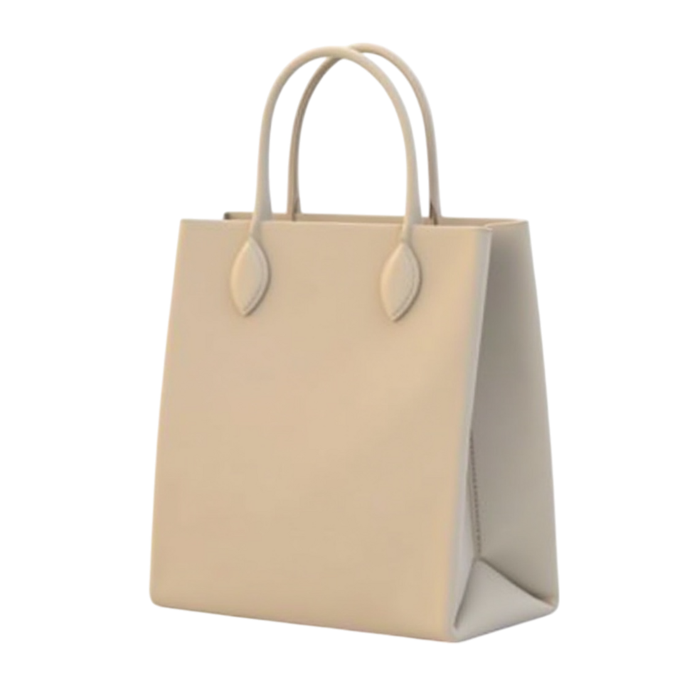3D rendered elegant shopping bag on transparent background file isolated png