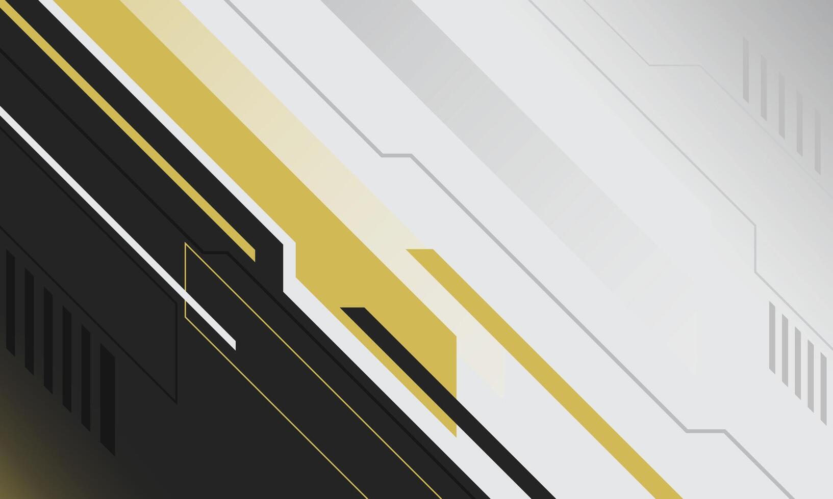 Abstract black and gold design vector