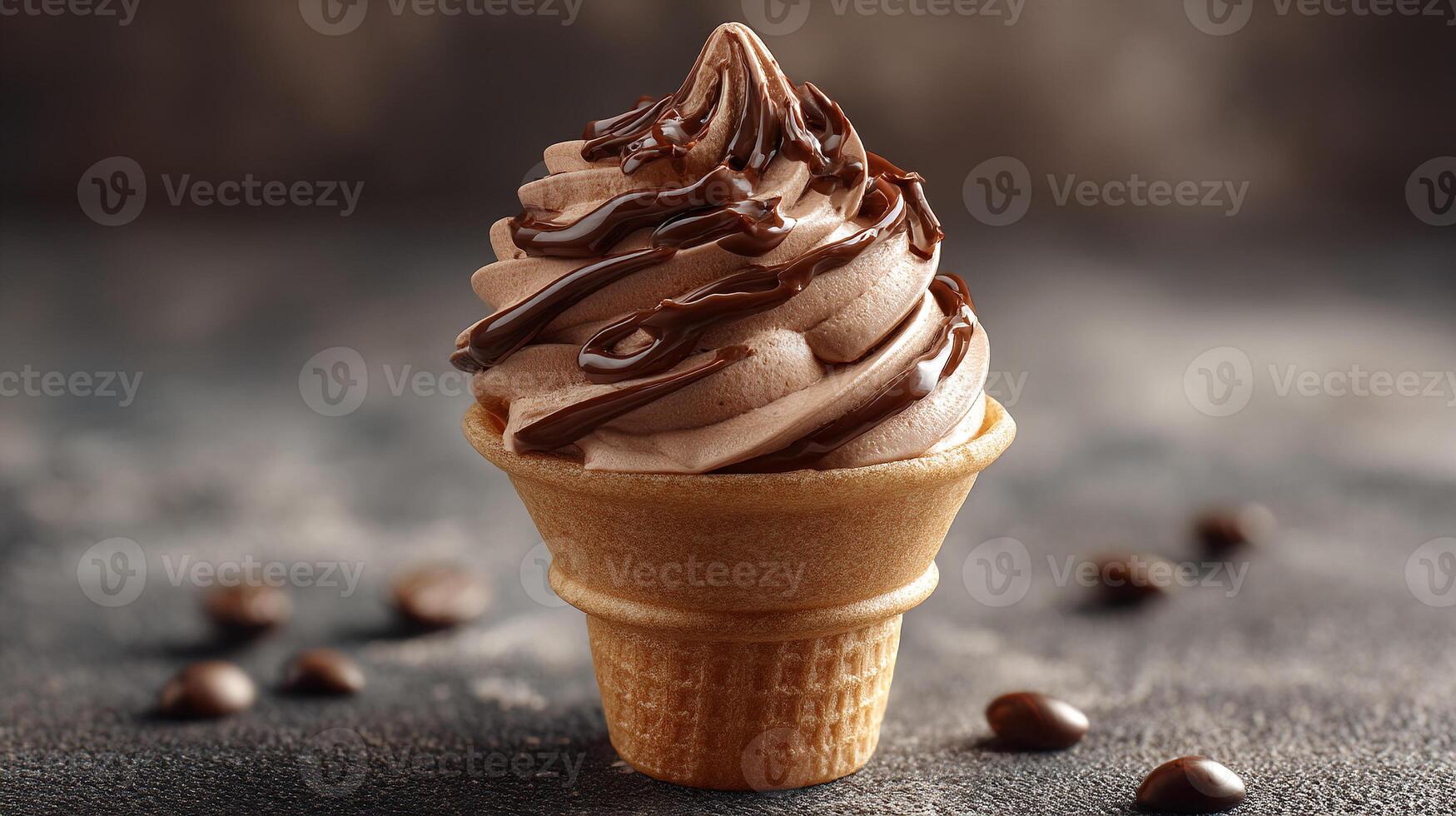 Realistic dessert photography image with vivid details photo