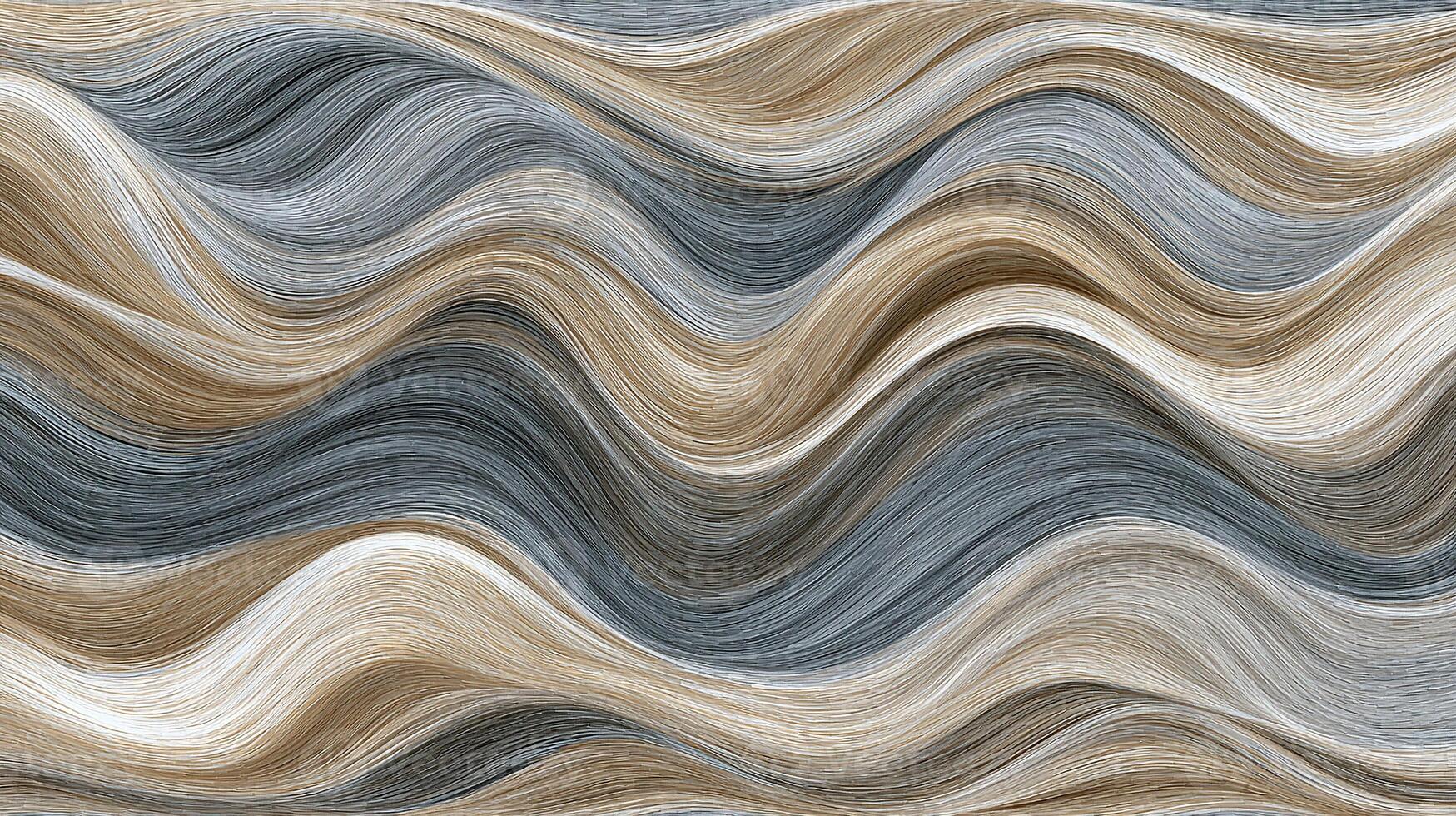 Detailed photorealistic image of luxury smooth wave texture abstract background photo