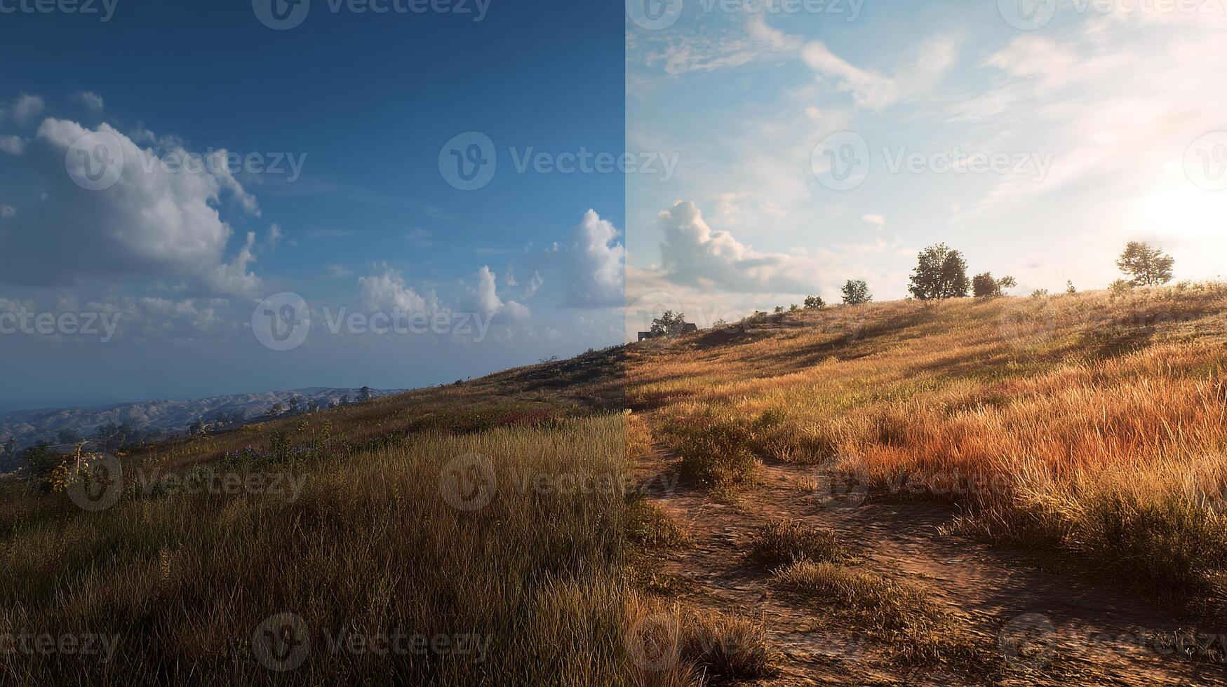 Soft natural light over high-resolution landscape wallpaper photo