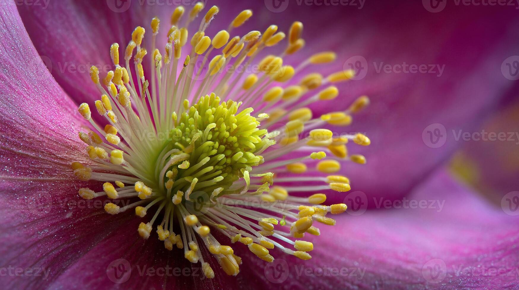 Garden bloom photo in rich natural scenery detail