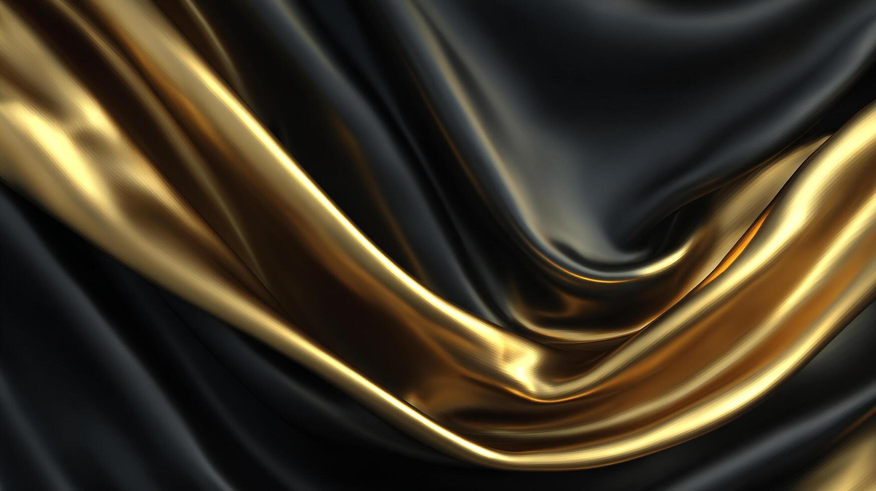 Luxurious photorealistic smooth wave luxury photo