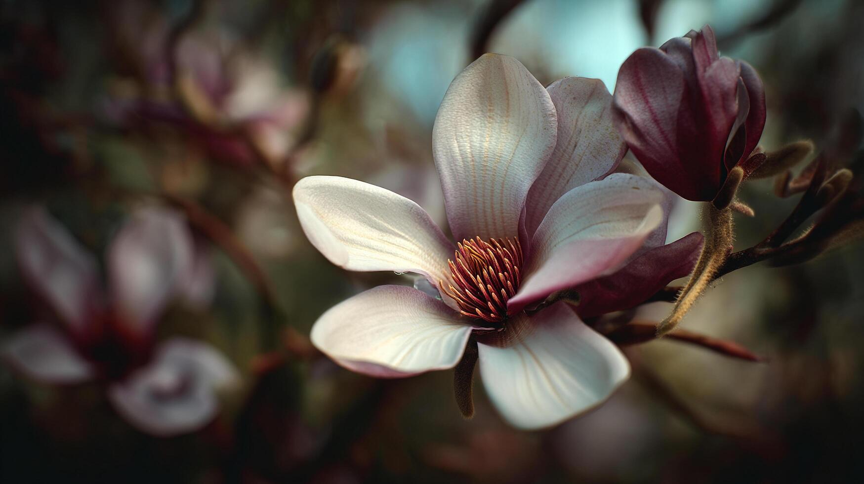 Sharp photo of vibrant flower bloom in natural scenery