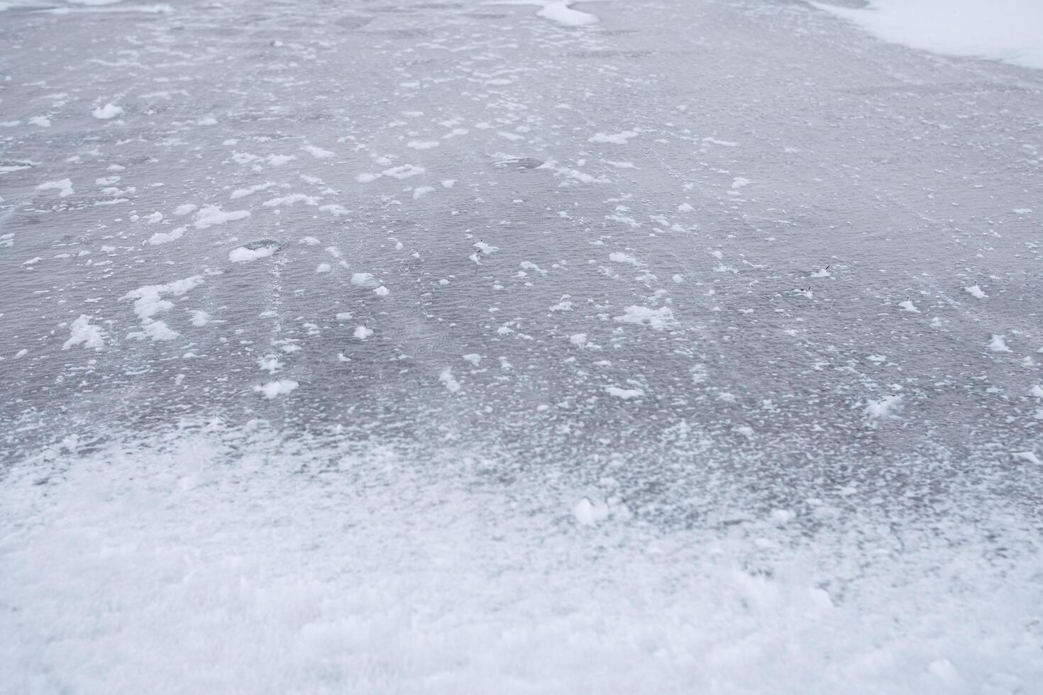 Textured cold frosty surface of ice photo