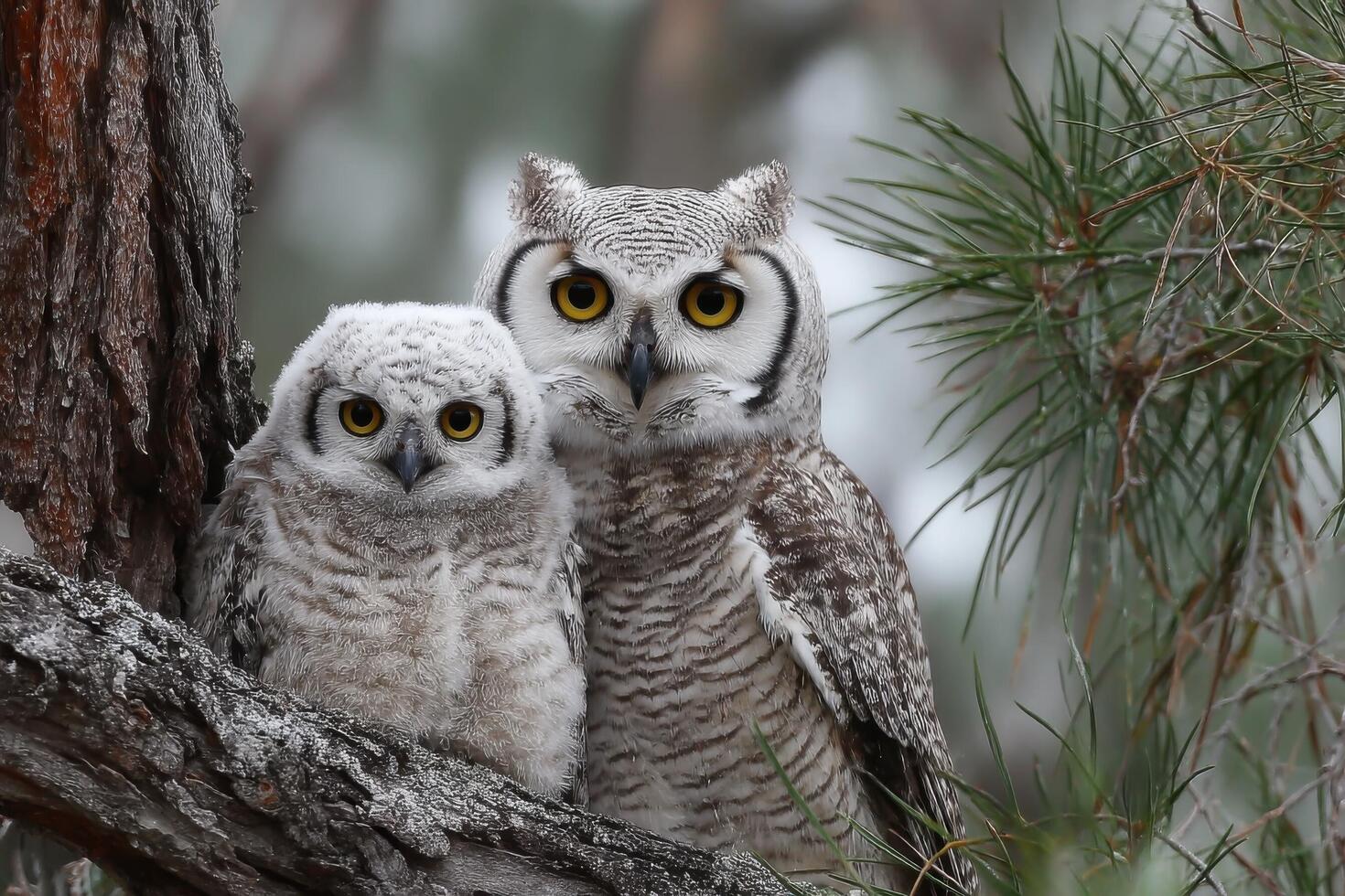 Owls in the wild photo