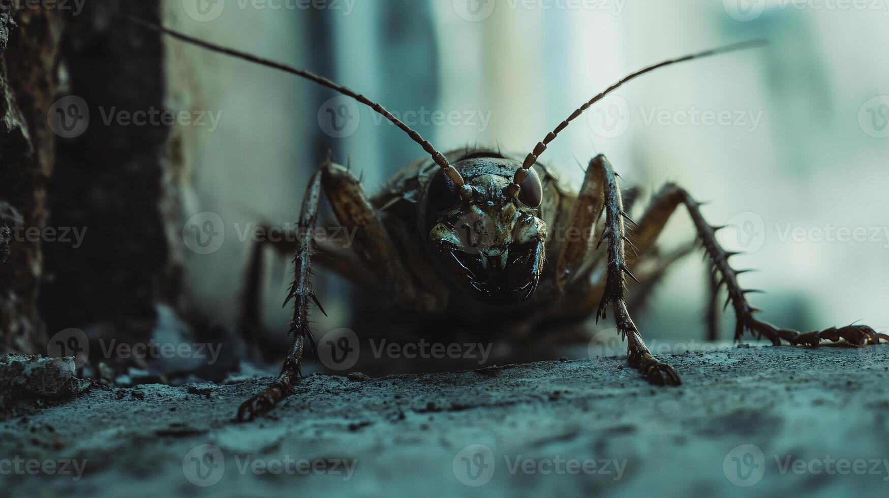 Detailed Close-Up of Insect Exoskeleton Detected in Basement Window Well photo