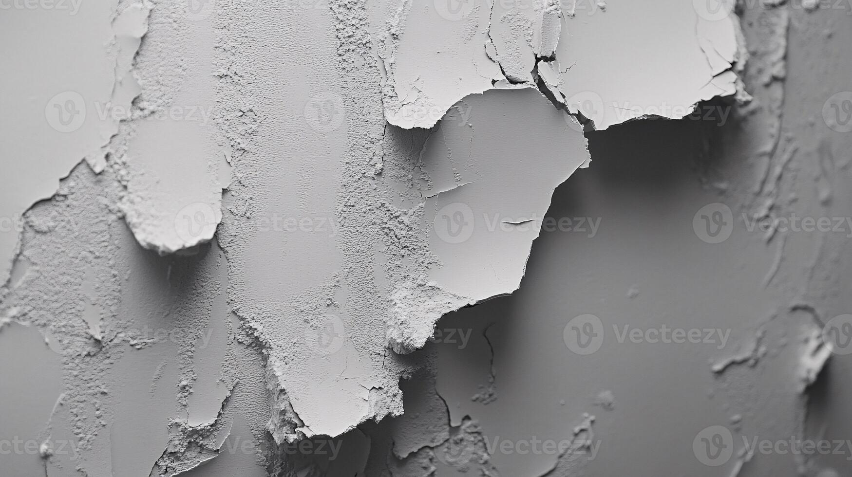 Extreme Close-Up of Damaged Drywall Highlighting Nail Pop Texture and Detail photo
