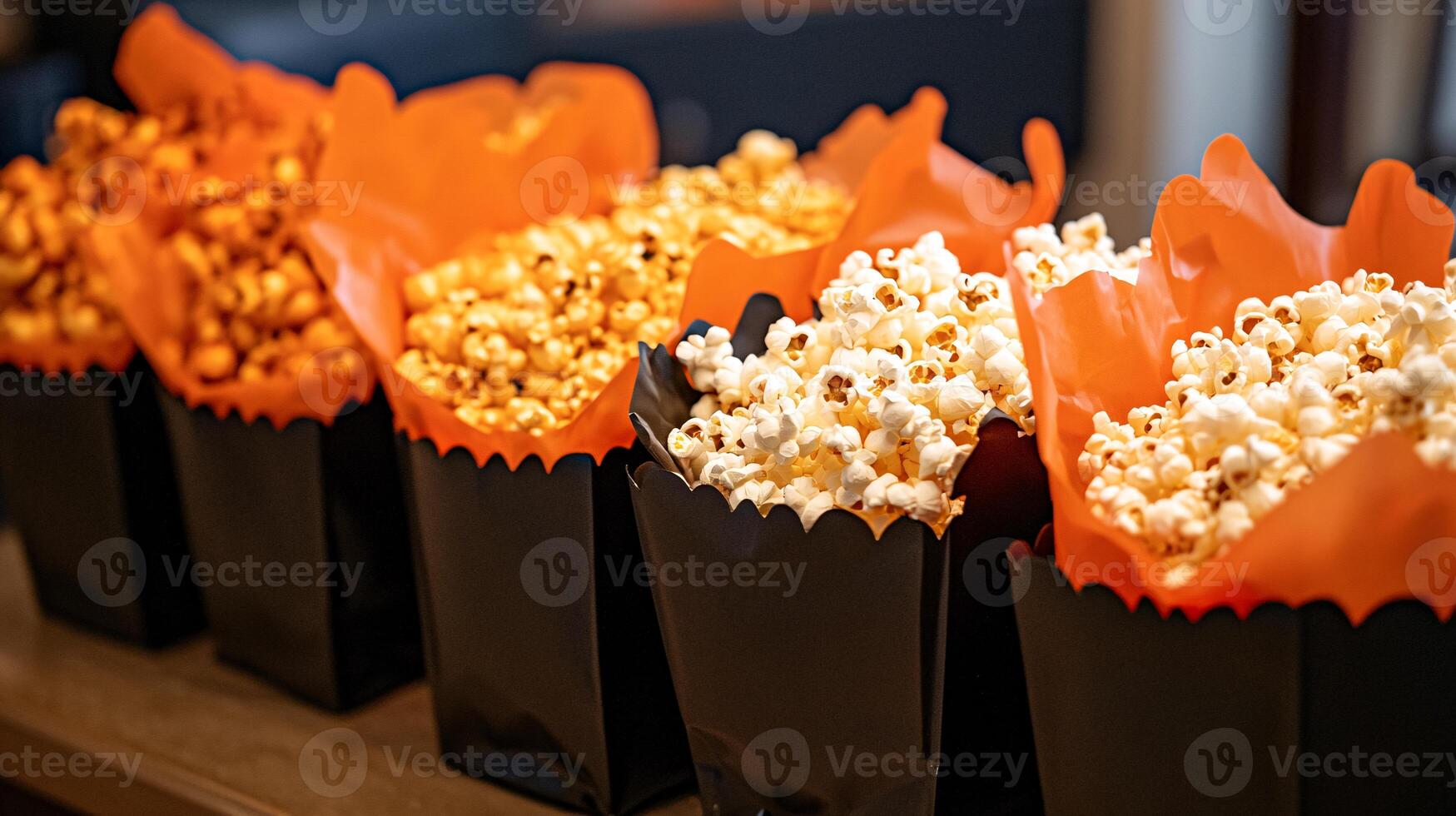 Spooky Snack - Halloween-Themed Popcorn Bags Ready for Entertainment photo