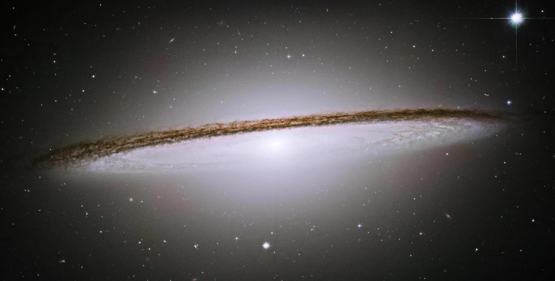 Sombrero galaxy m104 in constellation virgo. photo