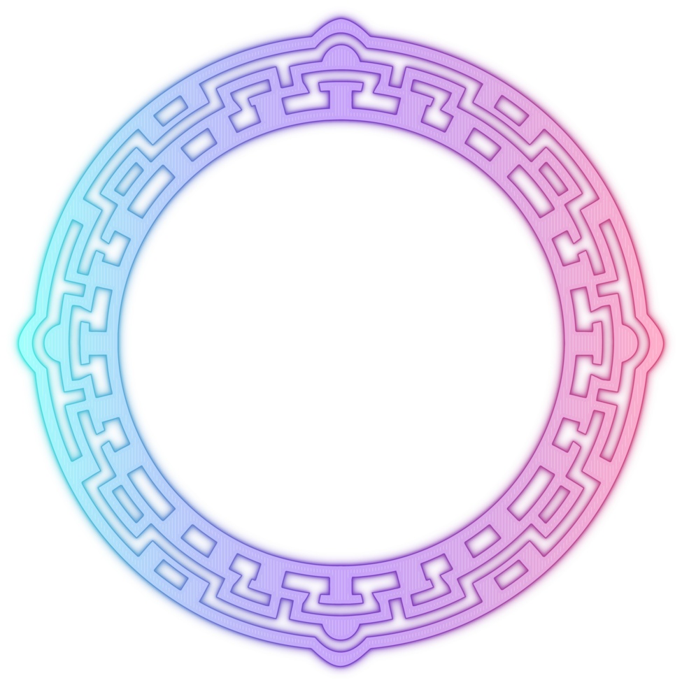 A circular pattern with a maze in the center png