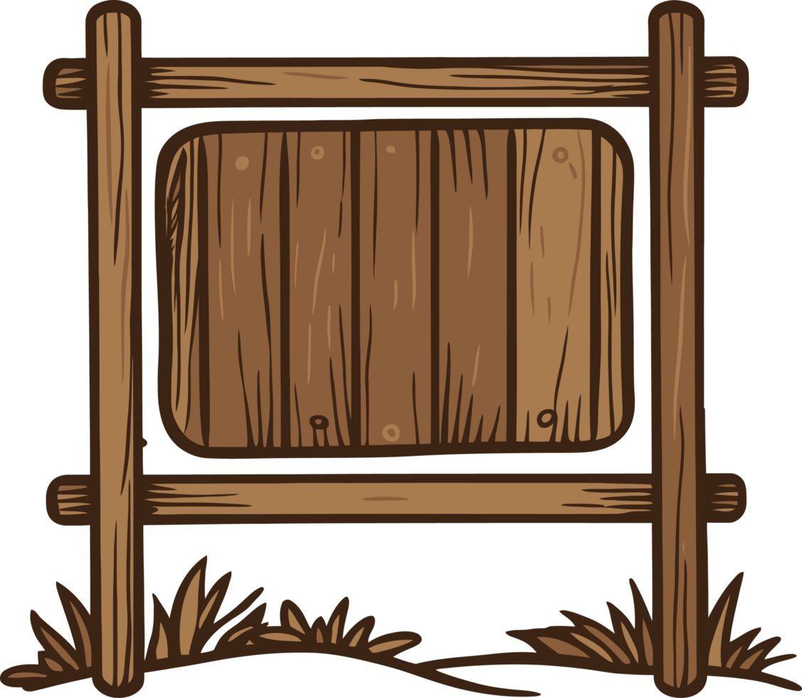 Wooden sign clip art free download png