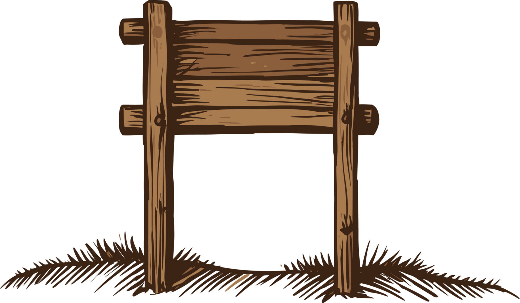 A wooden sign with a sign on it png