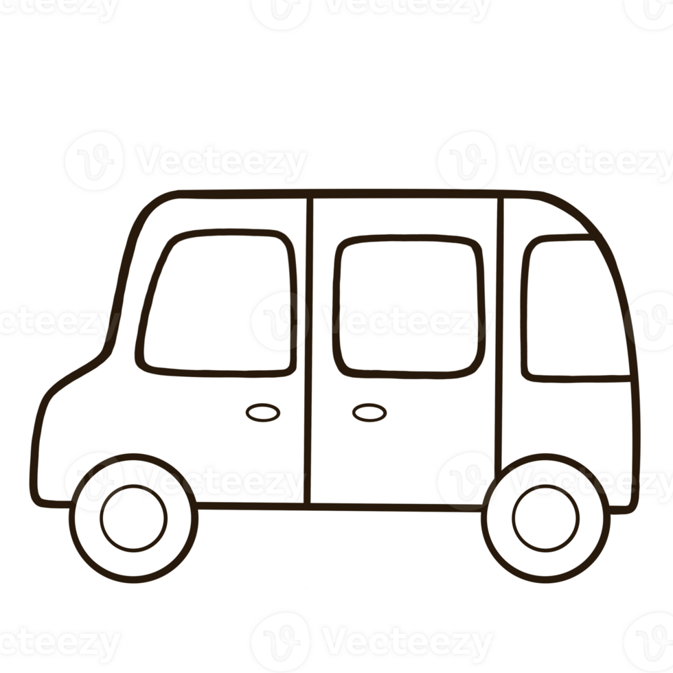 a small van icon on a transparent background png