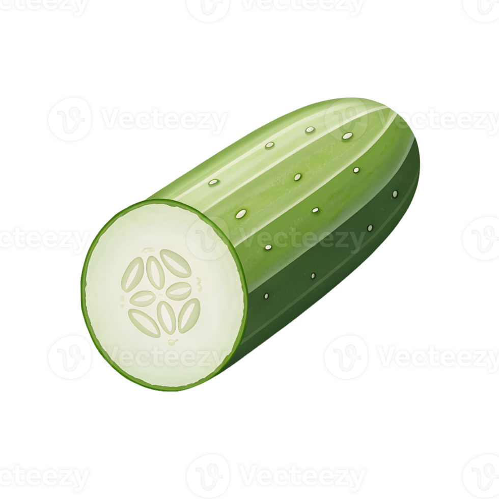 Illustration of cucumber Icon, isolated on a transparent background png