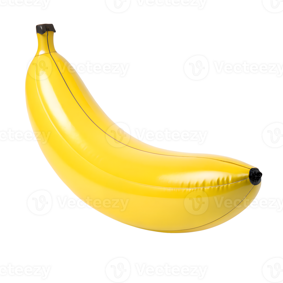 Illustration of An inflatable Banana, isolated on a transparent background png