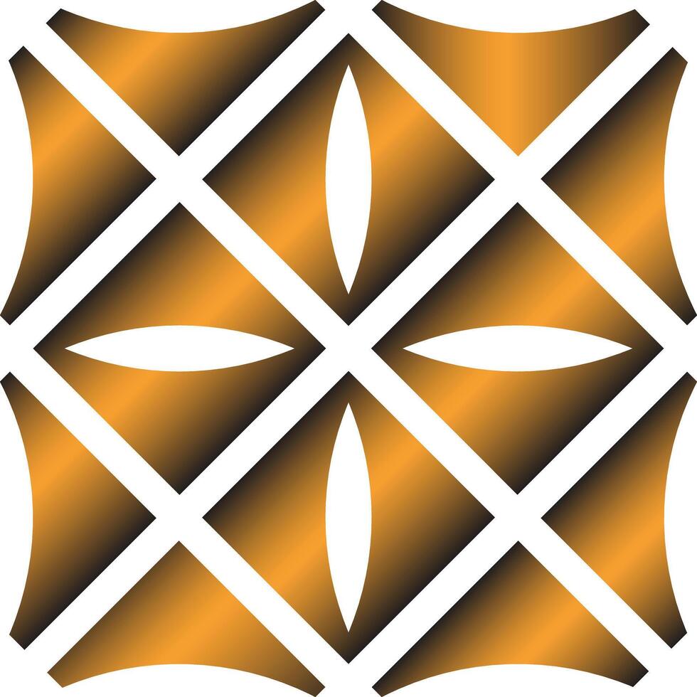 Gold geometric pattern design for backgrounds and textures vector
