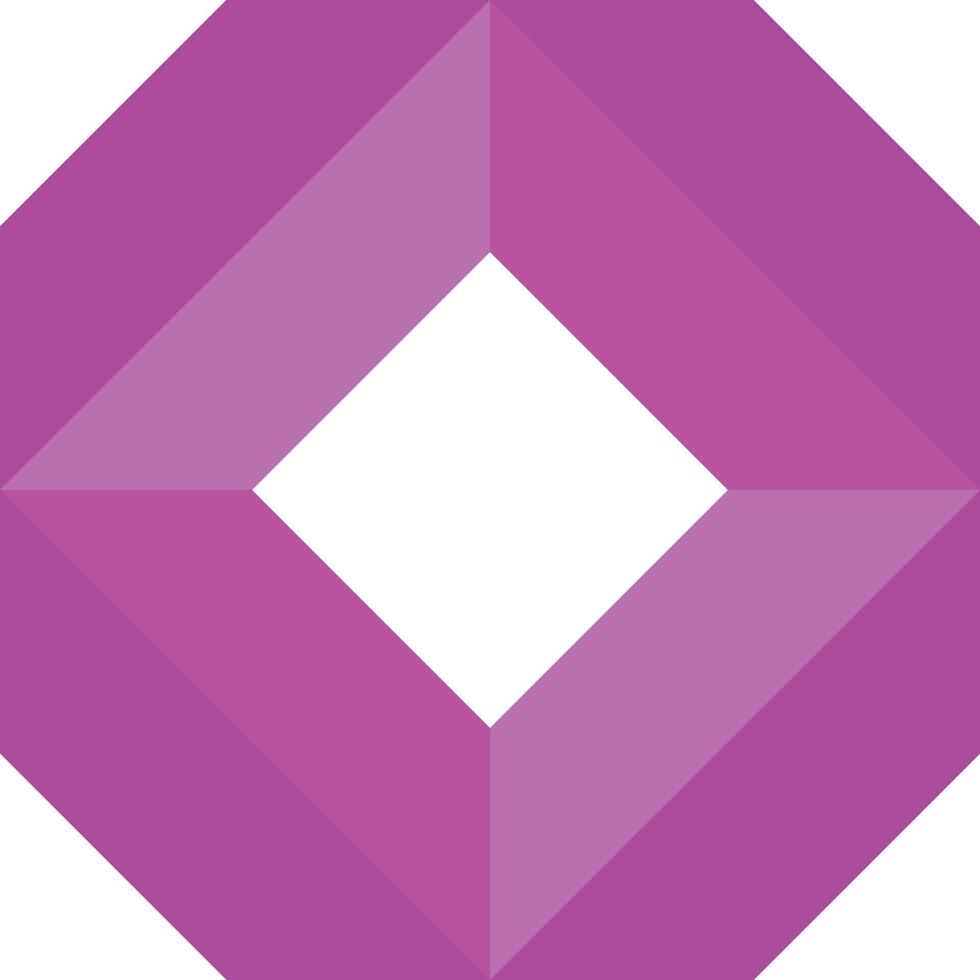 Pink gradient octagonal shape abstract banner design vector