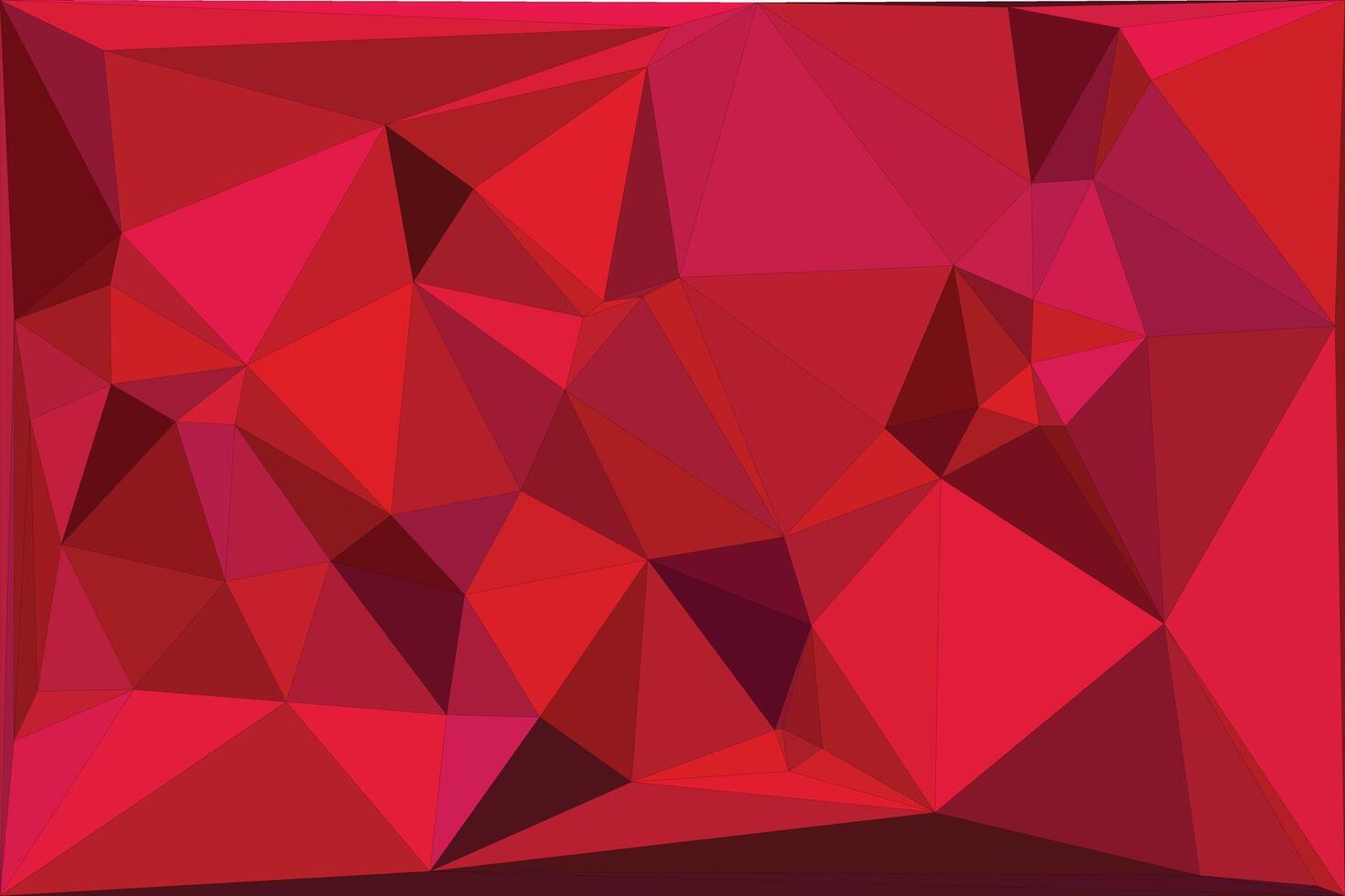 Abstract red polygon geometric background design for presentations vector
