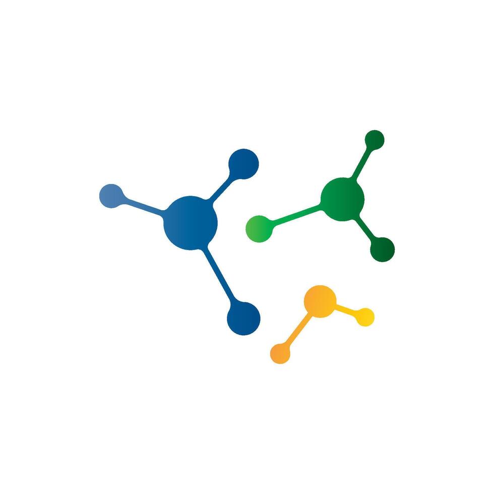 DNA illustration design logo vector