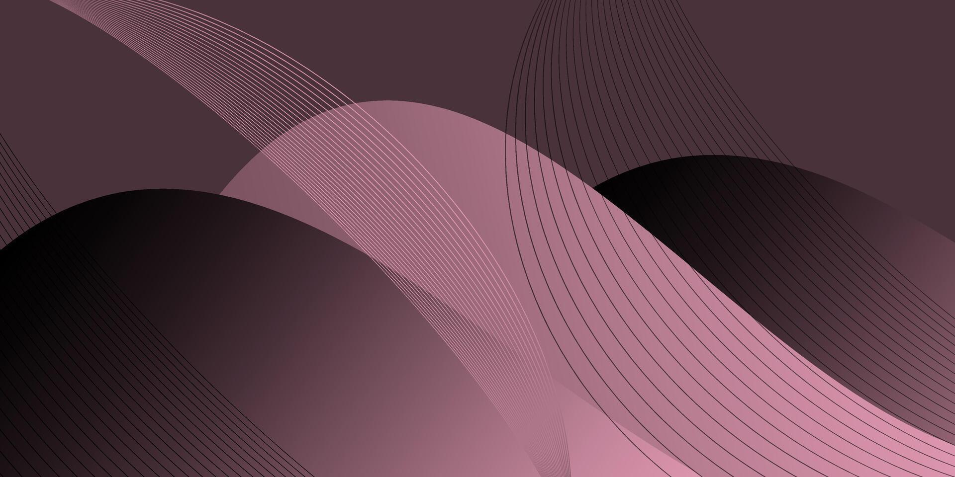 Violet background with colorful geometric line shape abstract concept. Illustration design vector