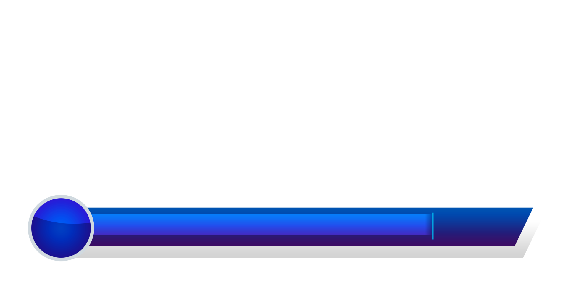 Blue Ready to use Lower third Design Template png