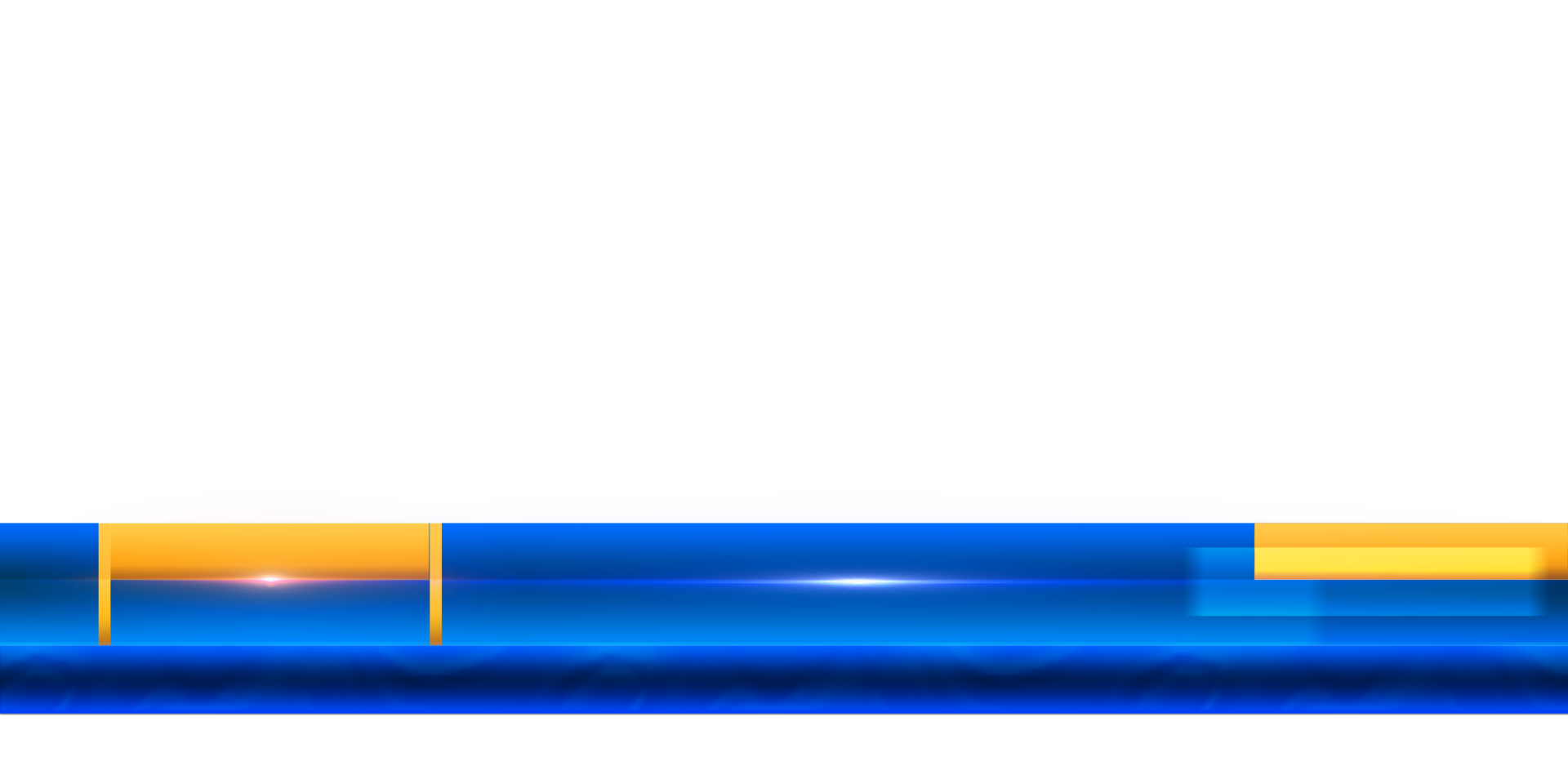 Blue and Gold Ready to use Lower third Design Template png