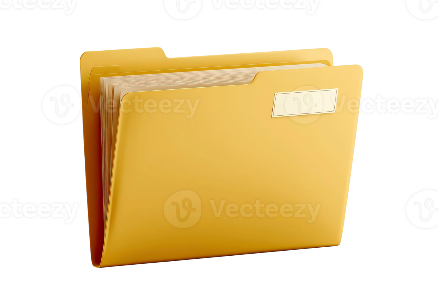 A file folder with a yellow folder on a black background png