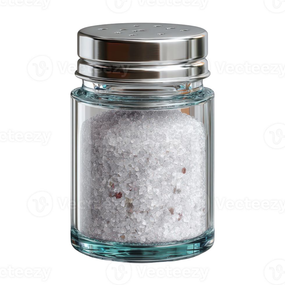 A salt shaker with a lid on a black background png