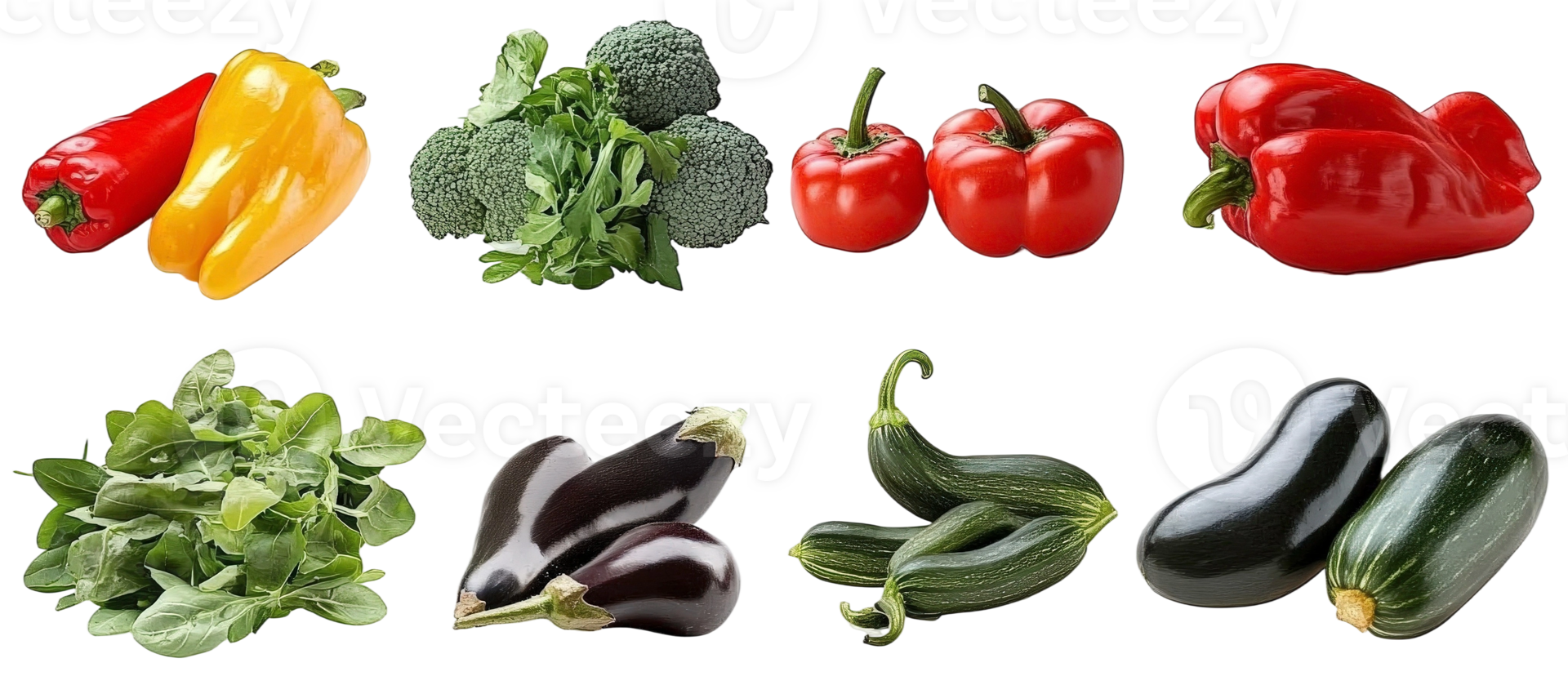 Vegetables on black background png
