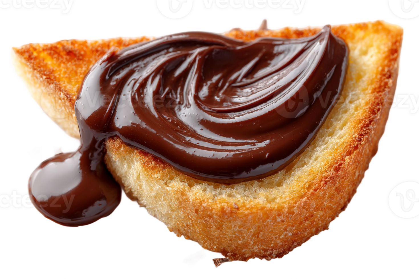 Chocolate spread on toast png