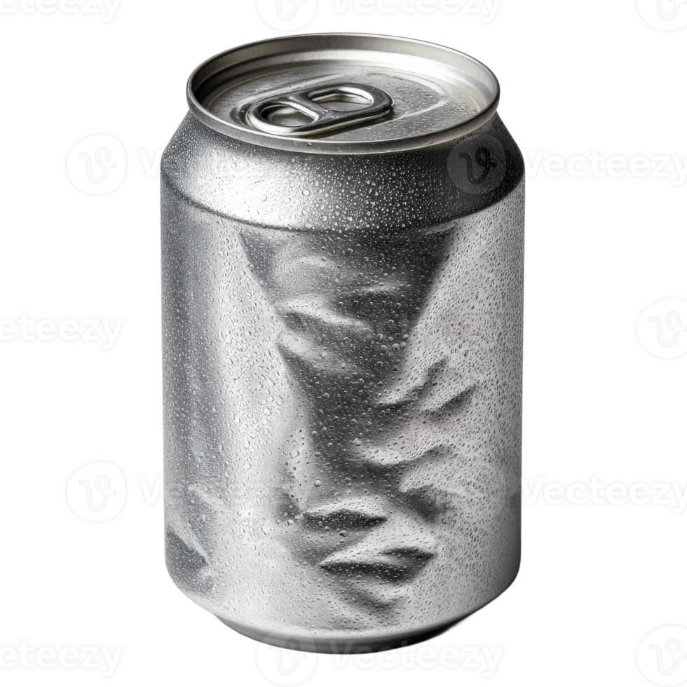 A can of soda on a black background png