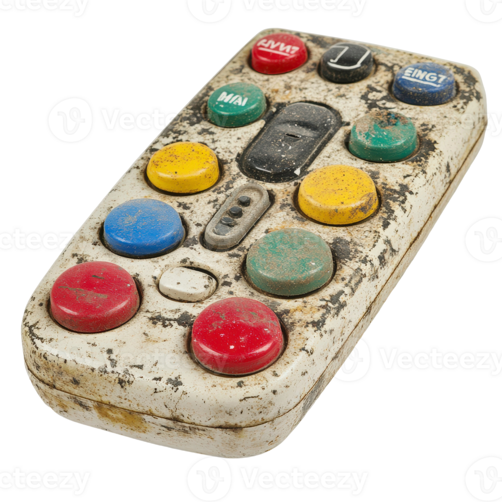 A remote control with many buttons on it png