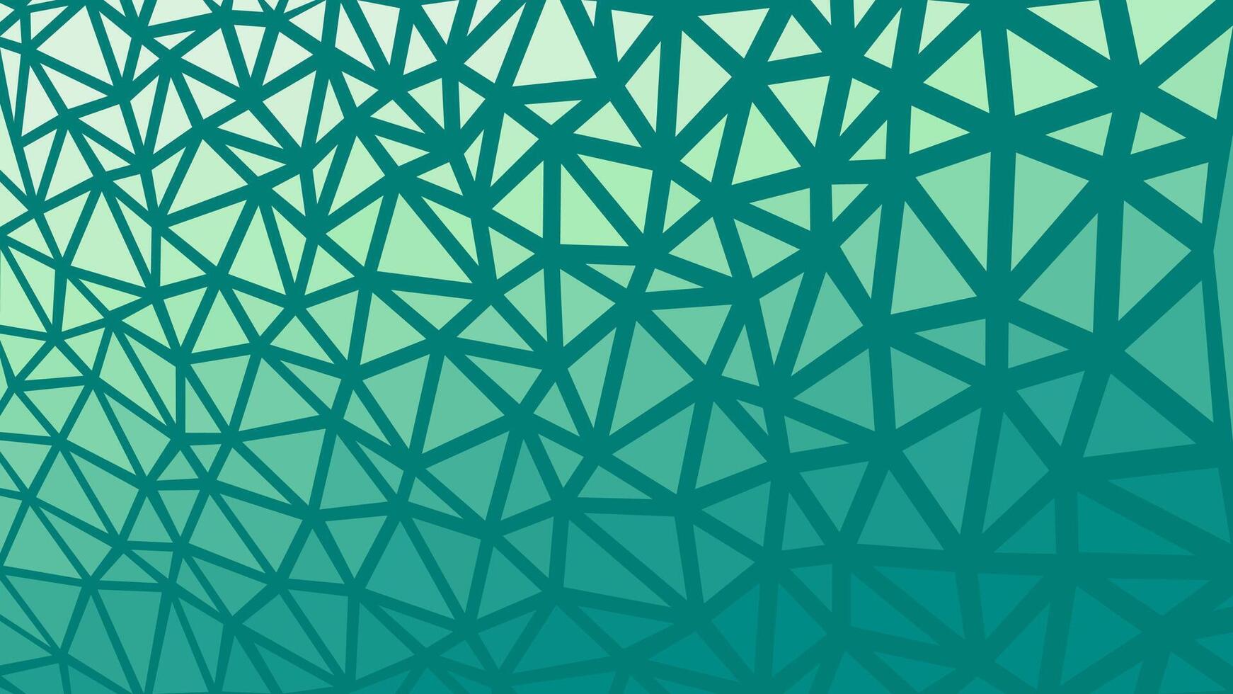 Geometric pattern in green and blue vector