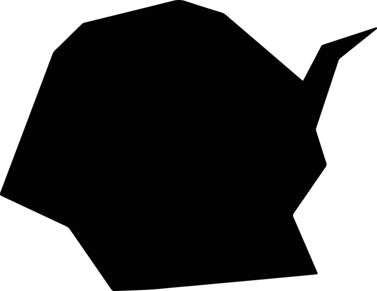 Prastio Avdimou Cyprus silhouette map vector
