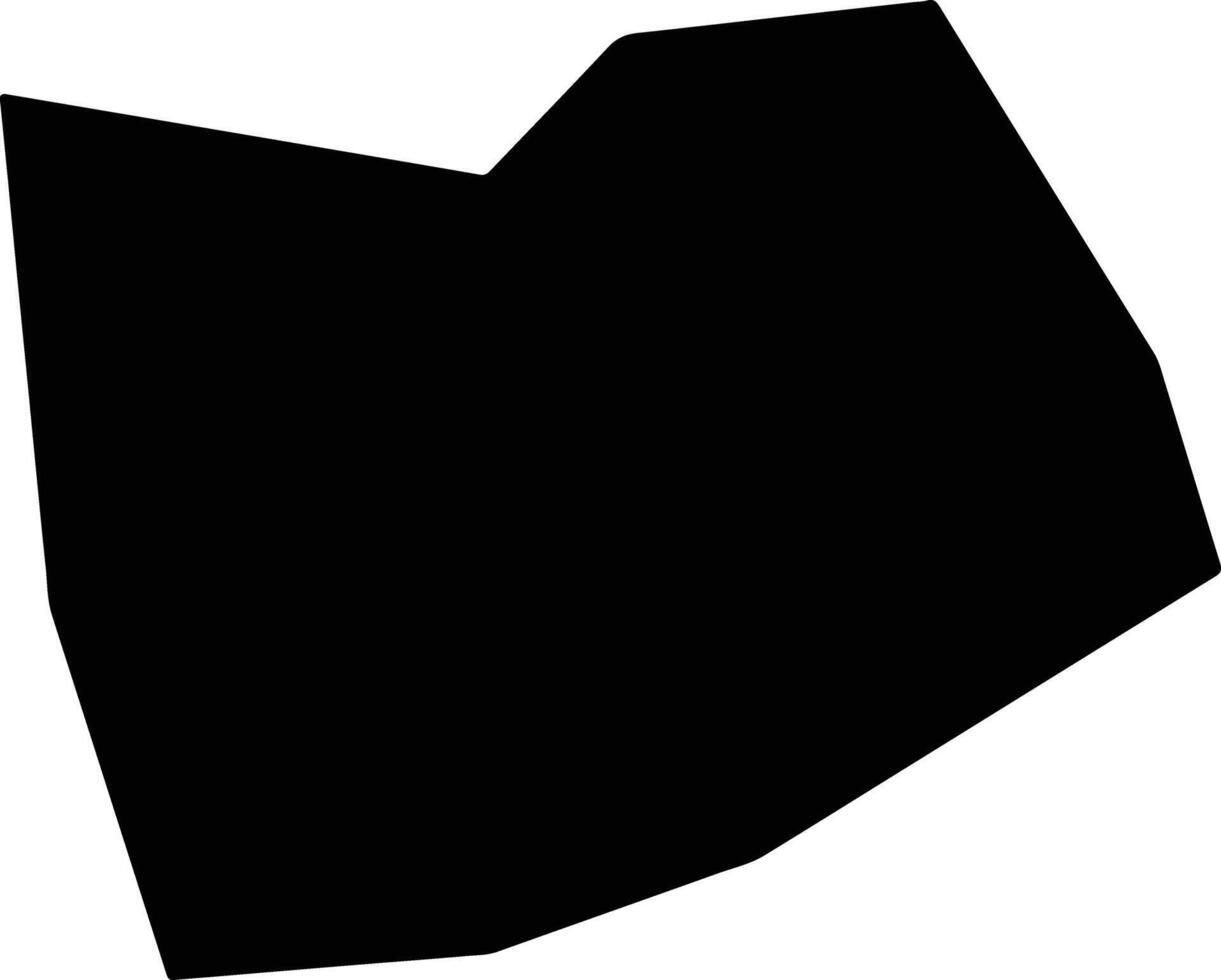 Pravets Bulgaria silhouette map vector