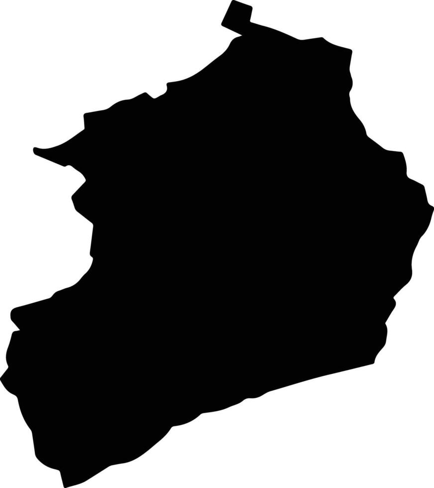 PREDEAL SARARI Romania silhouette map vector