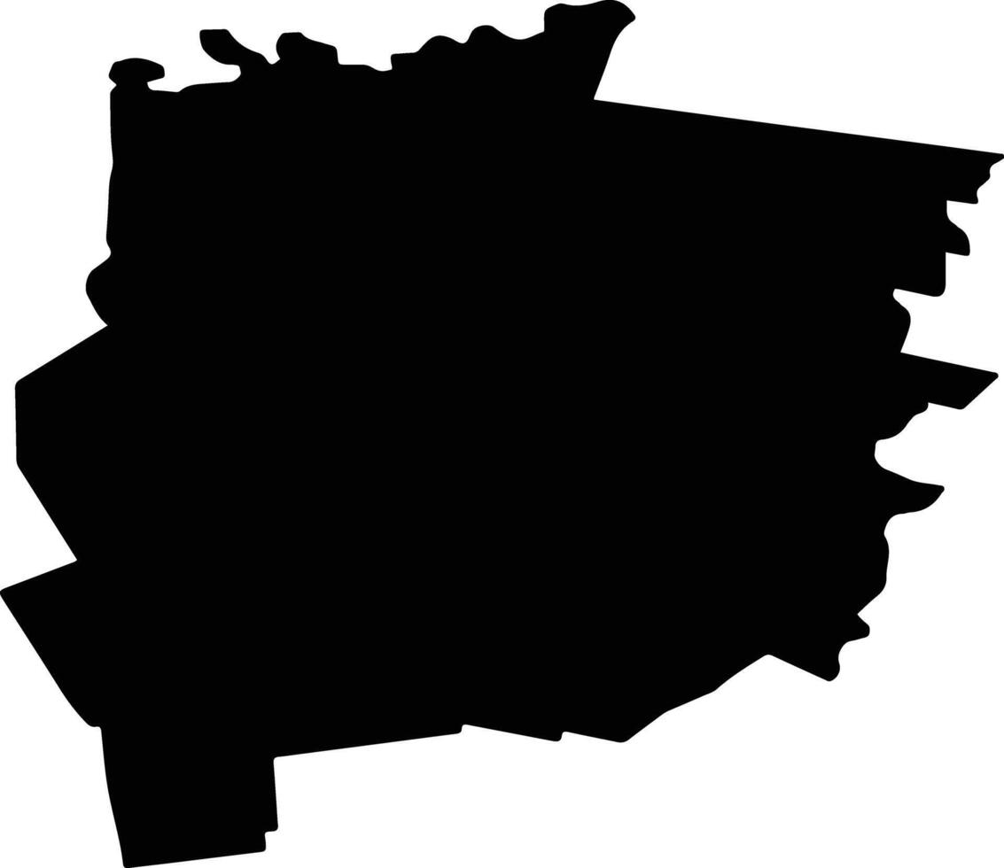PREJMER Romania silhouette map vector