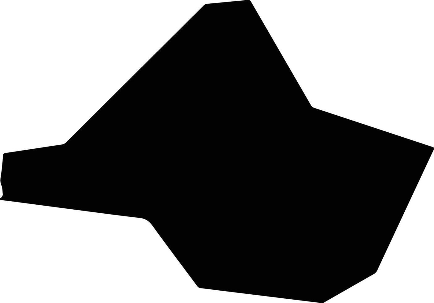 Princesa Brazil silhouette map vector