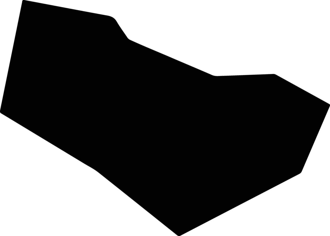 Prodromos Cyprus silhouette map vector