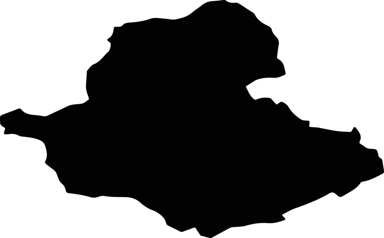 PROVITA DE JOS Romania silhouette map vector
