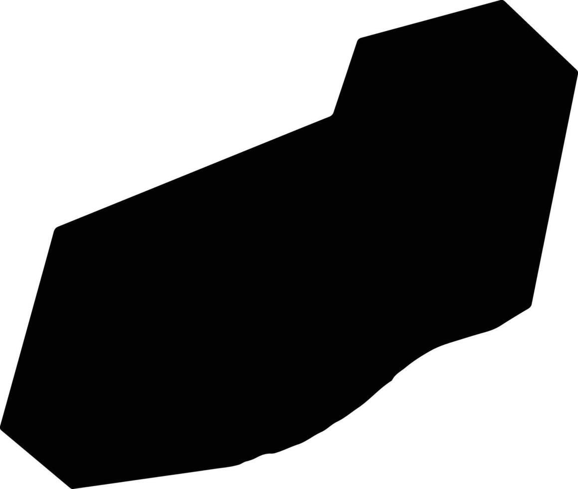 Pryazovske Ukraine silhouette map vector