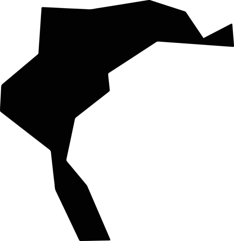 Psematismenos Cyprus silhouette map vector